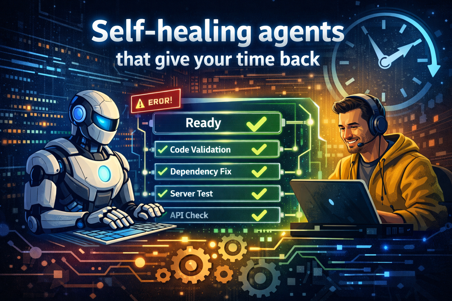 Self-healing agents that give your time back